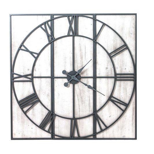 Hill Interiors Roza Panelled Wall Clock