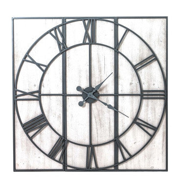 Hill Interiors Roza Panelled Wall Clock