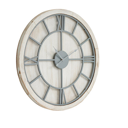 Hill Interiors Williston White Wall Clock