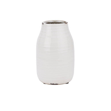 Hill Interiors Garda White Stefanie Vase