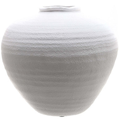 Hill Interiors Regola Matt White Ceramic Vase