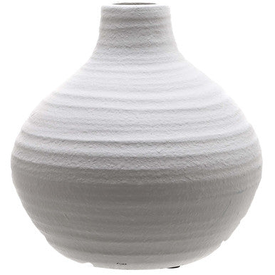 Hill Interiors Amphora Matt White Ceramic Vase