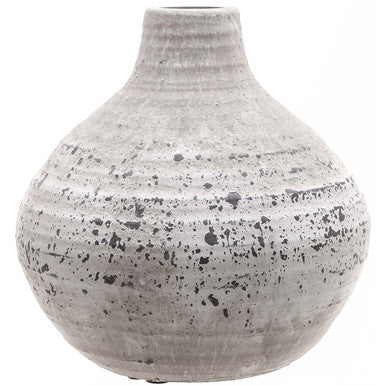 Hill Interiors Amphora Stone Ceramic Vase