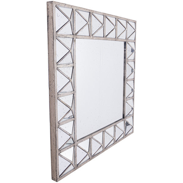 Hill Interiors Augustus Detailed Triangulated Wall Mirror