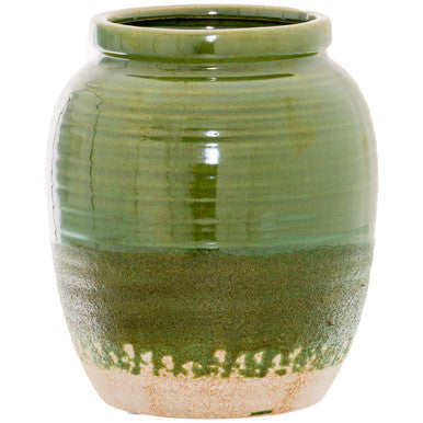 Hill Interiors Seville Collection Olive Bulbous Vase