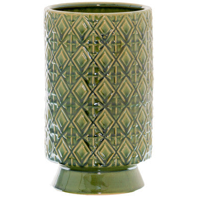 Hill Interiors Seville Collection Olive Paragon Vase