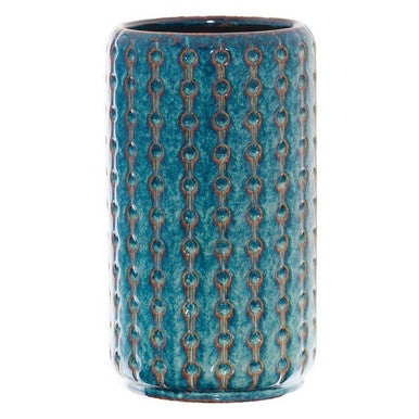 Hill Interiors Seville Collection Indigo Cylinder Flower Vase