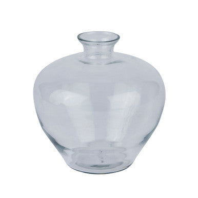 Hill Interiors Clear Glass Squat Stem Vase