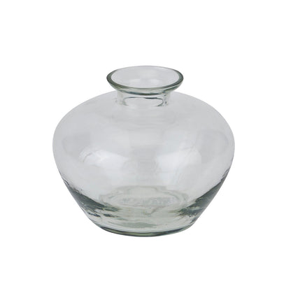 Clear Glass Small Bud Stem Vase