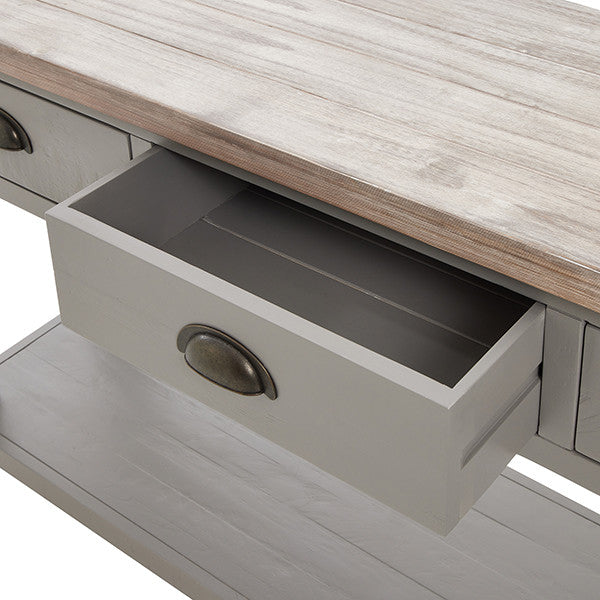 Hill Interiors The Oxley Collection Three Drawer Console Table