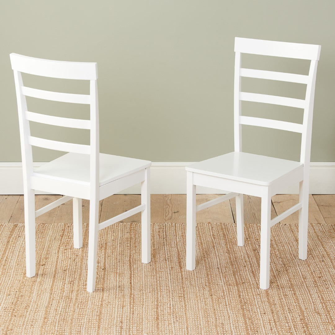 Birlea Cottesmore White Rectangle Dining Set With 4 Upton Chairs