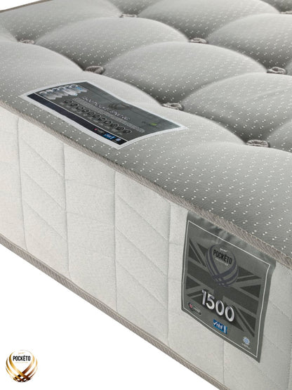 Sareer Pocketo 2ft6 Small Single 1500 Pockets Sprung Mattress