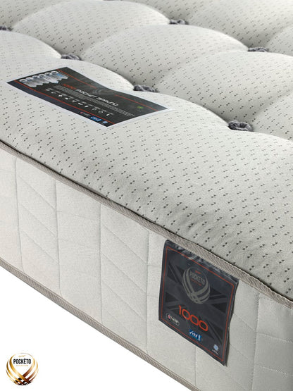 Sareer Pocketo 2ft6 Small Single 1500 Pockets Gel Mattress