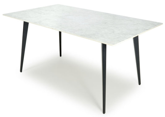 Shankar Ceres Medium White Ceramic Dining Table