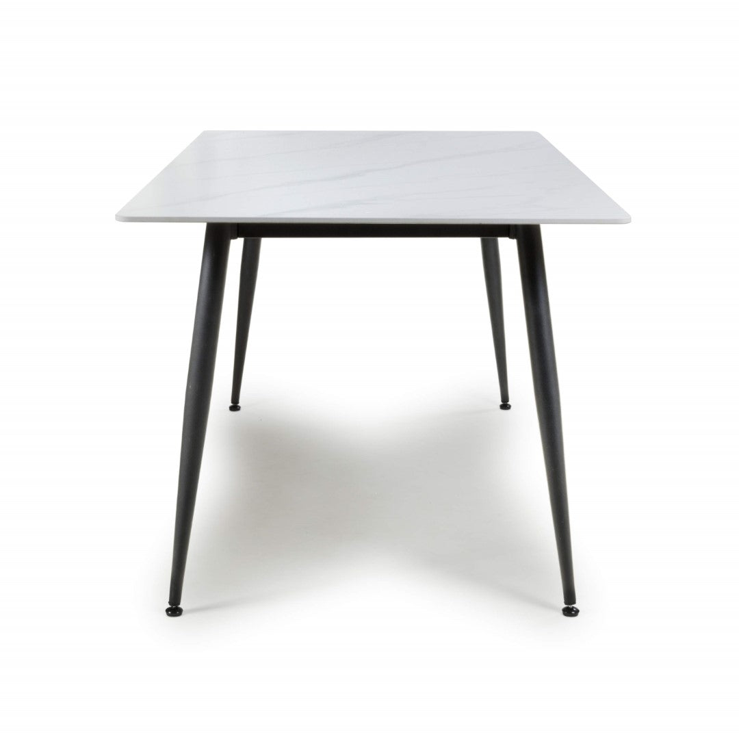 Shankar Monaco 160cm White Dining Table