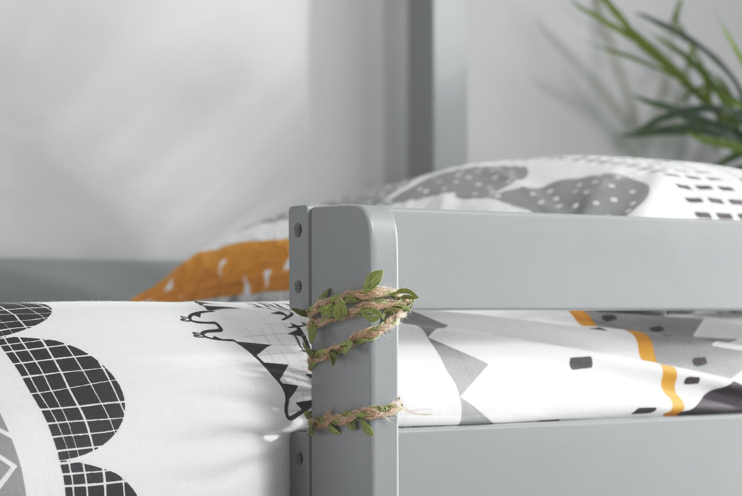 Birlea Adventure 3ft Single Grey Pine Bunk Bed Frame