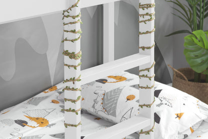 Birlea Adventure 3ft Single White Pine Bunk Bed Frame