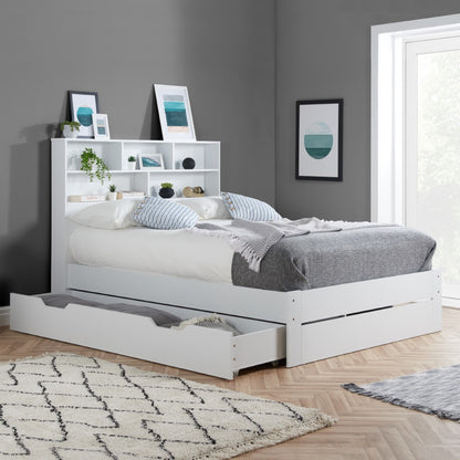 Birlea Alfie White Wooden Storage Bed Frame