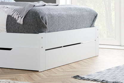 Birlea Alfie White Wooden Storage Bed Frame