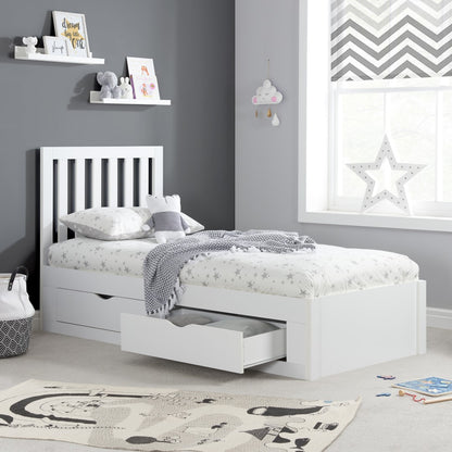 Birlea Appleby 3ft Single White Wooden Bed Frame