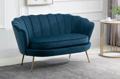 Birlea Ariel Blue 2 Seater Fabric Sofa