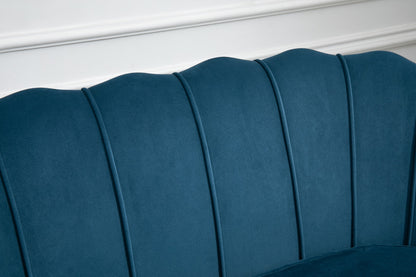 Birlea Ariel Blue 2 Seater Fabric Sofa