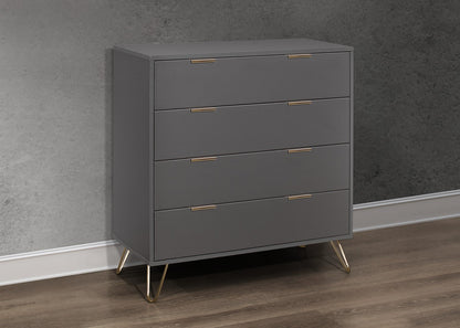 Birlea Arlo Grey 4 Drawer Chest