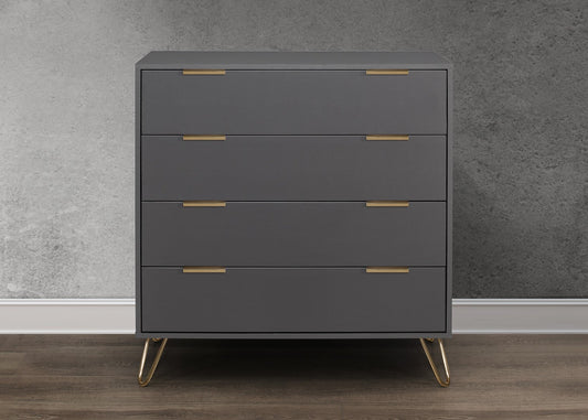 Birlea Arlo Grey 4 Drawer Chest