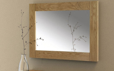 Julian Bowen Marlborough Oak Wall Mirror