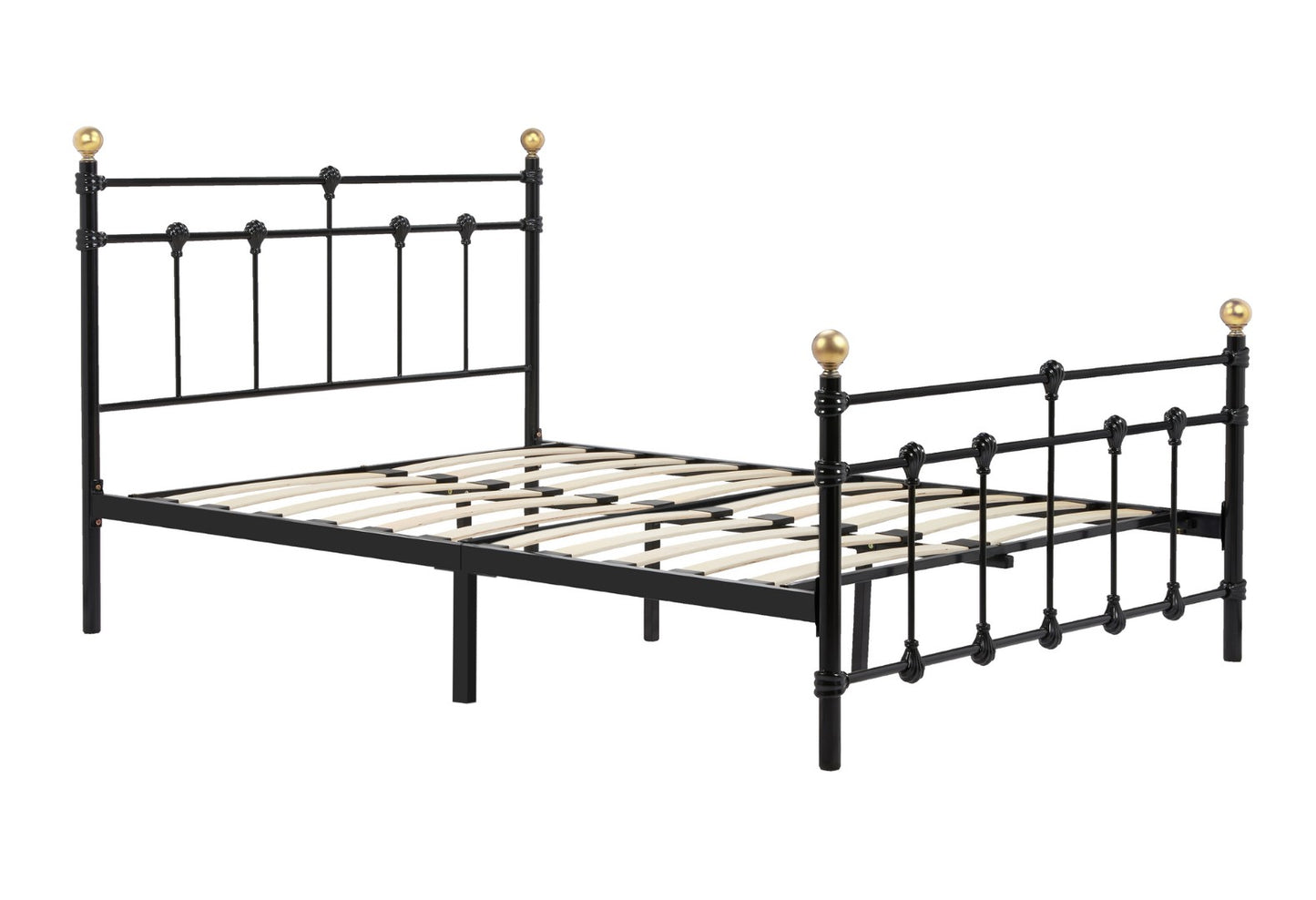 Birlea Atlas 3ft Single Black Metal Bed Frame