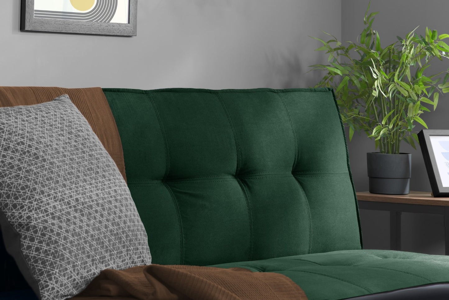 Birlea Aurora Green Fabric Sofa Bed