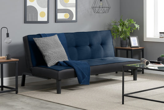 Birlea Aurora Blue Fabric Sofa Bed