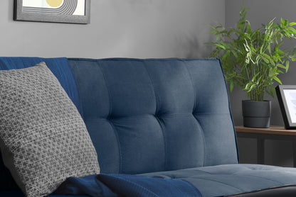 Birlea Aurora Blue Fabric Sofa Bed