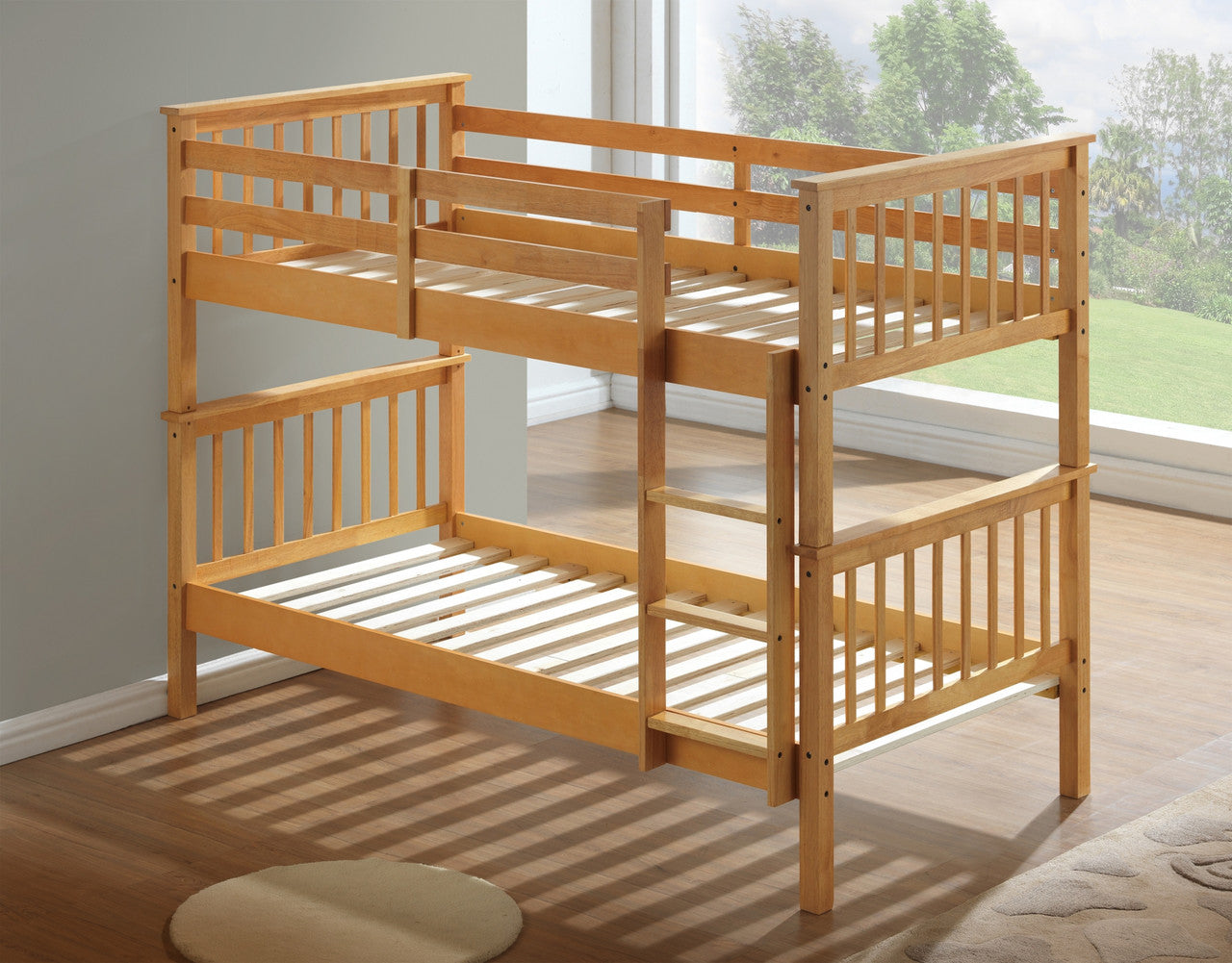 Artisan Beech Wooden Bunk Bed