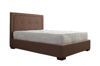 Artisan 5ft Kingsize Brown Fabric Ottoman Bed