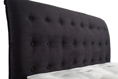 Artisan 5ft Kingsize Light Grey 4 Drawers Fabric Bed