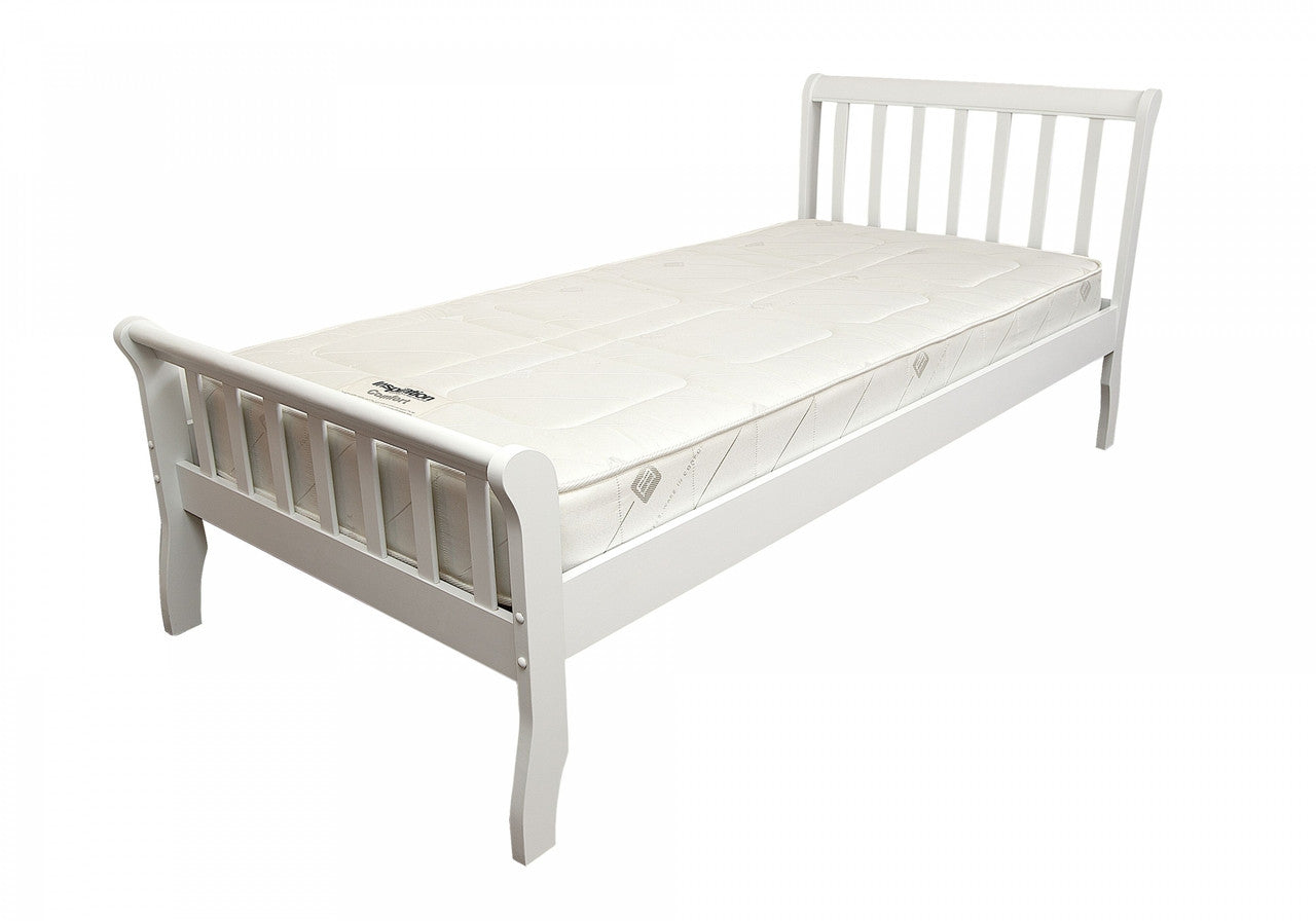 Artisan Milan 5ft Kingsize White Wooden Bed