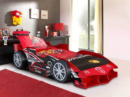 Artisan Novelty Red Speed Racer Car Bed