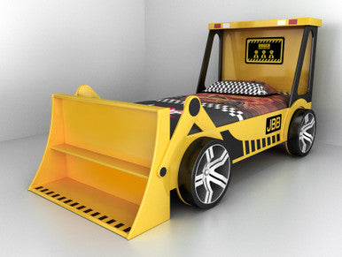 Artisan Novelty Yellow Tractor Bed