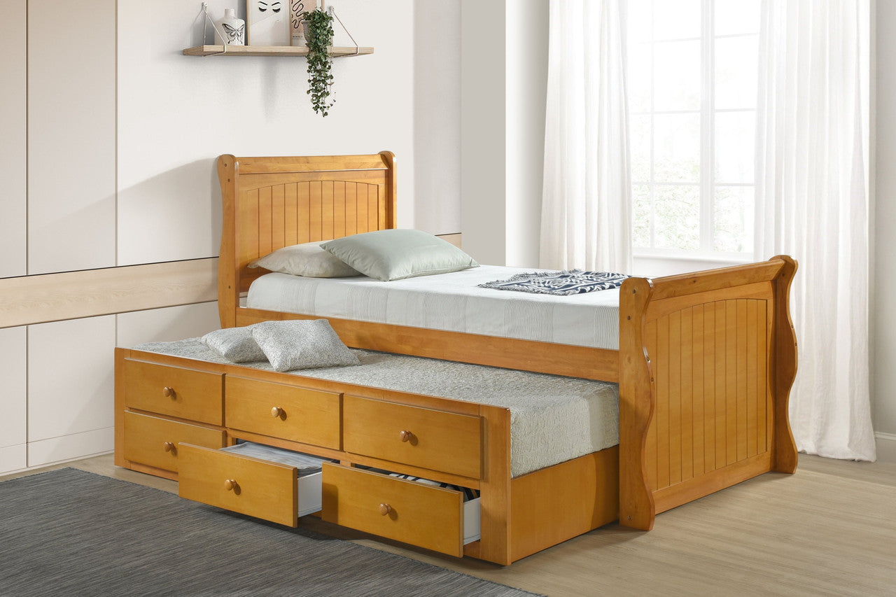 Artisan Oak Captain Bed