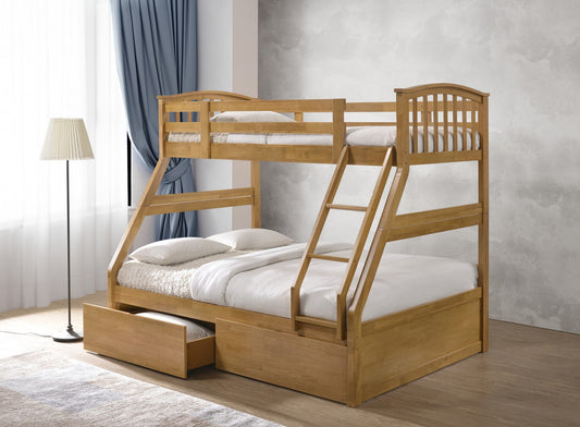 Artisan Oak Three Sleeper Bed