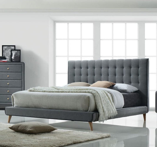 Artisan Stocholm 4ft6 Double Grey Fabric Bed