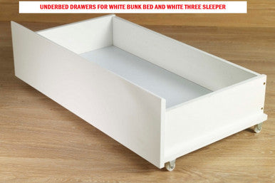 Artisan White Underbed Drawers