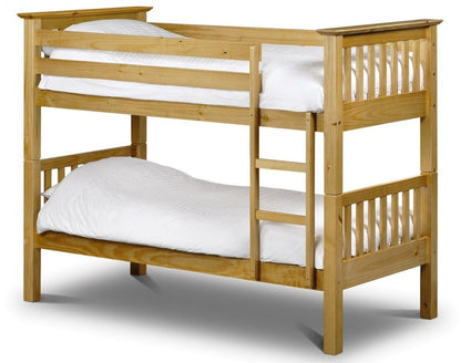 Julian Bowen Barcelona Antique Pine Bunk Bed