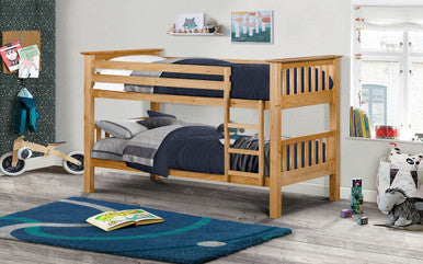 Julian Bowen Barcelona Antique Pine Bunk Bed