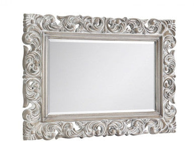 Julian Bowen Baroque Distressed Wall Mirror