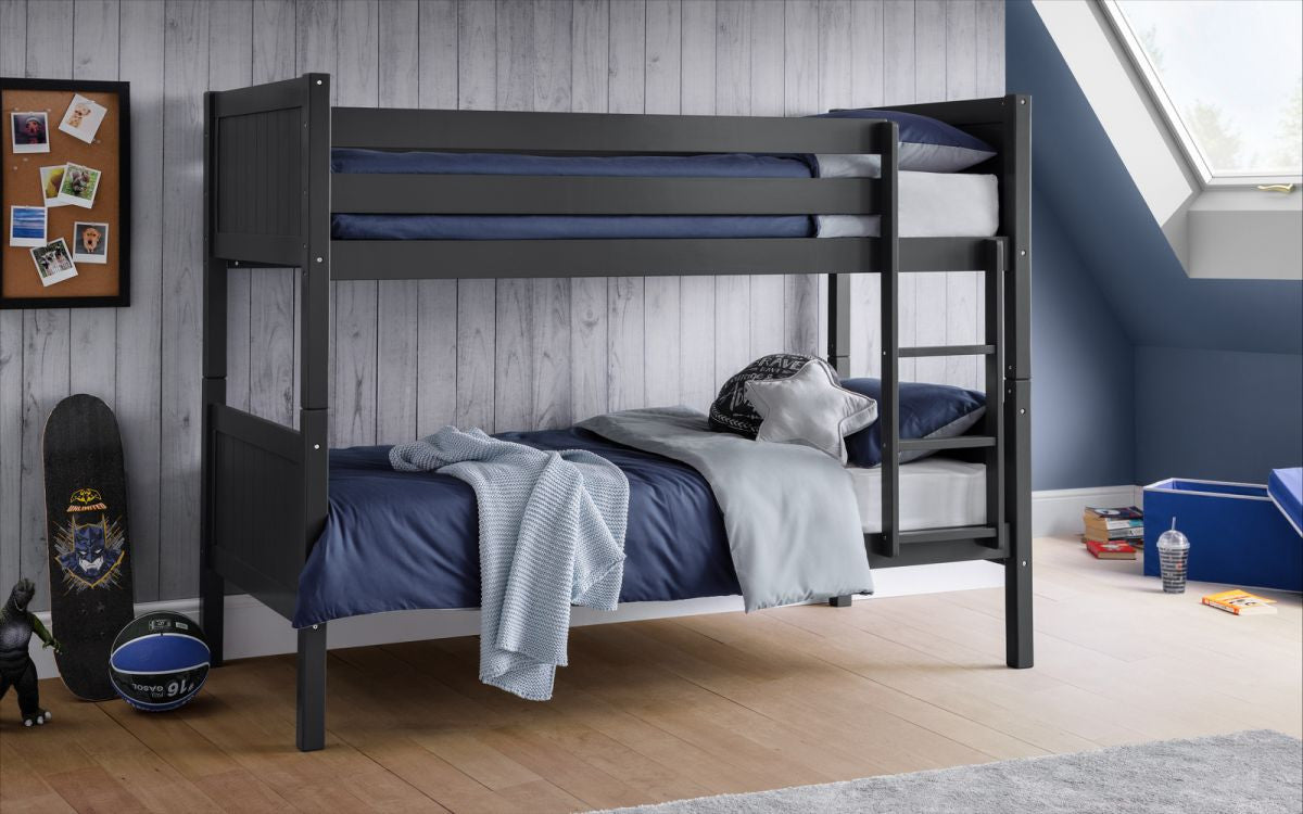 Julian Bowen Bella Anthracite Bunk Bed