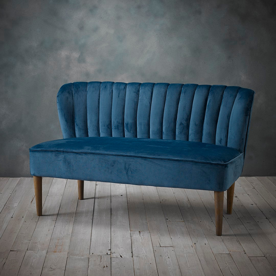 LPD Bella Midnight Blue 2 Seater Sofa