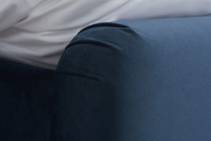 Birlea Brompton 4ft Small Double Blue Fabric Bed Frame