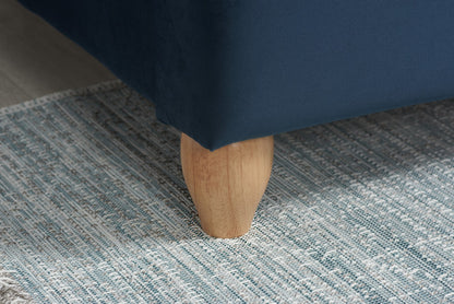 Birlea Brompton 4ft Small Double Blue Fabric Bed Frame